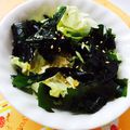 myacooking's cooksnap of when they made レタスとわかめのさっぱりサラダ.