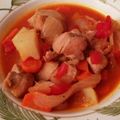 flgirl's cooksnap of when they made フライパンで☆チキンのトマト煮込み.