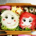 たみりゆな's cooksnap of when they made アナ雪 キャラ弁 （卵・乳不使用）.