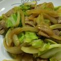 Hana0105★'s cooksnap of when they made 豚肉とキャベツのごま生姜炒め.