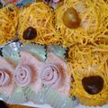 harumochi's cooksnap of when they made ひな祭りにも♪プチケーキ風ちらし寿司.