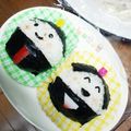 たなたく's cooksnap of when they made キャラ弁★おひなさまひなまつりお雛様.