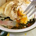 ⁂mai⁂'s cooksnap of when they made レンジ♡ほうれん草とベーコンの巣ごもり風.