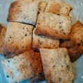 たいげんかーさん's cooksnap of when they made 簡単！カリカリ黒ごまクラッカー.
