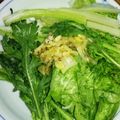 もんすけまま's cooksnap of when they made 糖質制限ダイエット！ネギドレ春菊サラダ.