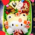 ＊♡まみたん♡＊'s cooksnap of when they made キャラ弁　蜂ベアーキティ.