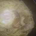 かす”お's cooksnap of when they made 鍋の残り汁で簡単ラーメン？！.