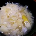 ronnron's cooksnap of when they made じゃがいも★ｷｬﾍﾞﾂの味噌汁.