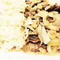 violet238's cooksnap of when they made ◆お家DE簡単♪ビーフストロガノフ◆.