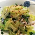おなかすいたね's cooksnap of when they made セロリの葉っぱのジャコ和え.