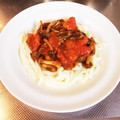 ぱんだ170071's cooksnap of when they made トマトときのこのマーボーうどん.