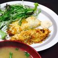 カナポロン's cooksnap of when they made 超かんたん♪白身魚のパン粉焼き.