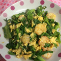 mimi287♪'s cooksnap of when they made エビと菜花の卵炒め.