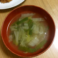 みか721's cooksnap of when they made 簡単 白菜 ニラの とろとろ 中華スープ.