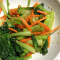 かいや's cooksnap of when they made 小松菜と人参のゴマ和え♪.