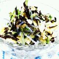shikkachan's cooksnap of when they made ひじき・マロニーとふんわり卵の酢の物♪.