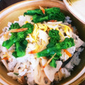 海の星プリン's cooksnap of when they made ✿菜の花と桜えびのちらし寿司✿塩麹で★.