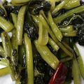 ゆんやともも's cooksnap of when they made 野沢菜ピリ辛炒め.