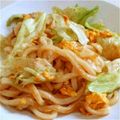 くぅぽん☆'s cooksnap of when they made 香味ペーストで焼きうどん.