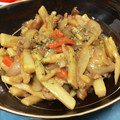 yauikri's cooksnap of when they made 豚肉とたけのこの炒め物.