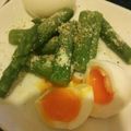 ★☆★りんこ☆★☆'s cooksnap of when they made アスパラの半熟卵のせ.