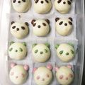 じゃむろう's cooksnap of when they made パンダのぷち饅頭.