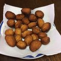 ikupipapa's cooksnap of when they made ひな祭りに油菓子♡.