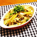 とこきち's cooksnap of when they made ポリッピリッ！大根の皮の黒こしょう炒め.