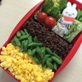 だっち＊'s cooksnap of when they made 定番！しっとりそぼろの三色丼.