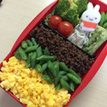 だっち＊'s cooksnap of when they made 定番！しっとりそぼろの三色丼.
