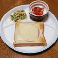 msft5632's cooksnap of when they made ♡マヨハムチートースト♡.