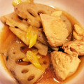 mame_tank's cooksnap of when they made とっても簡単！蓮根と鶏肉の煮物.