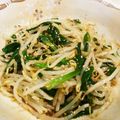 monchi”'s cooksnap of when they made もやしとにらの簡単ナムル♪.