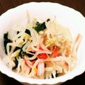 riorin♡'s cooksnap of when they made ワカメ、もやし、カニカマの酢の物風サラダ.