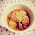 ちゃんいと's cooksnap of when they made チーズインミートボールのトマト煮込み.