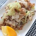 soyon2's cooksnap of when they made 豚バラとセロリの塩炒め.