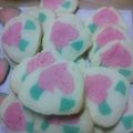 かんころいも's cooksnap of when they made ひな祭り♪可愛い桃アイスボックスクッキー.
