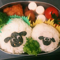 しのしのエレファント's cooksnap of when they made ちょー簡単 ひつじのショーン キャラ弁.