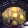 まゆこんたん's cooksnap of when they made STAUB＊塩豚の新たま煮込み.