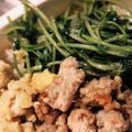 vivi0203's cooksnap of when they made 豆苗のカラフル丼.