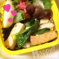 ぷりんちょこ♪'s cooksnap of when they made すぐできる！厚揚げと小松菜オイスター炒め.
