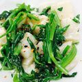 lucea's cooksnap of when they made 春のおもてなし☆せりとほたての簡単サラダ.