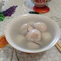 くまねず's cooksnap of when they made 豆腐なデザート　白玉団子　きな蜜ダレ.