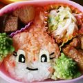 しゅなこず's cooksnap of when they made 園児キャラ弁【ドキンちゃん】.