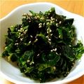 ドルフィンサーモン's cooksnap of when they made ♪簡単♪青菜ののりいっぱいナムル.