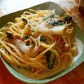 くいしん坊REN's cooksnap of when they made ランチにおかずに♡超簡単和風パスタ.