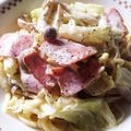 わすれぽ's cooksnap of when they made しめじときゃべつのクリームスパゲティ.