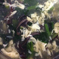 ス〜ジ〜☆'s cooksnap of when they made きくらげ入りほうれん草と卵の中華スープ.
