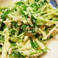 yewkiny's cooksnap of when they made 簡単！豆腐＆水菜のマヨポンわさび和え♡.