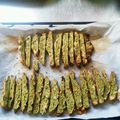 teapo's cooksnap of when they made 胡桃ココア＆チョコチップ☆ ビスコッティ.